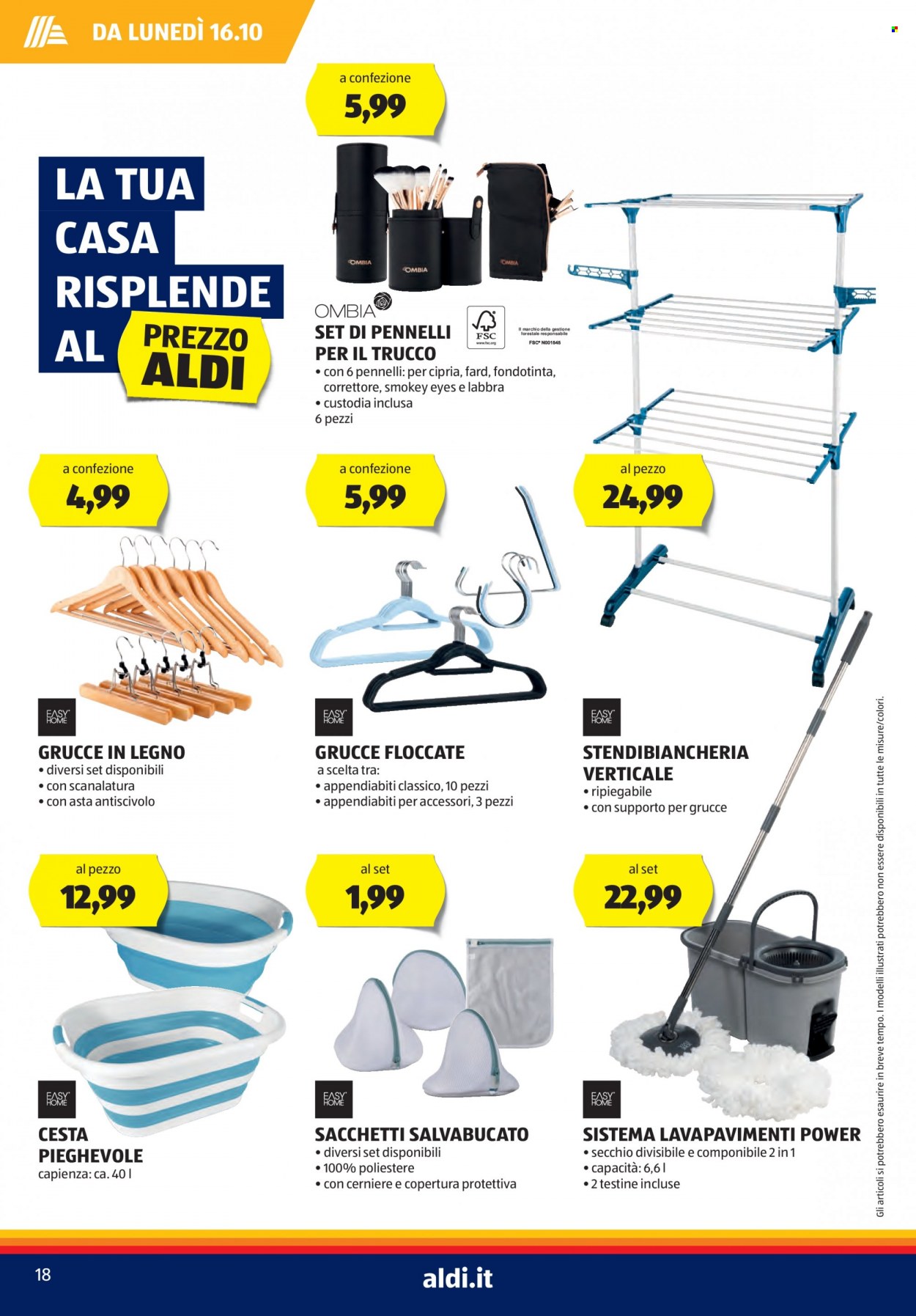 Volantino Aldi - 16/10/2023 - 22/10/2023. Pagina 18