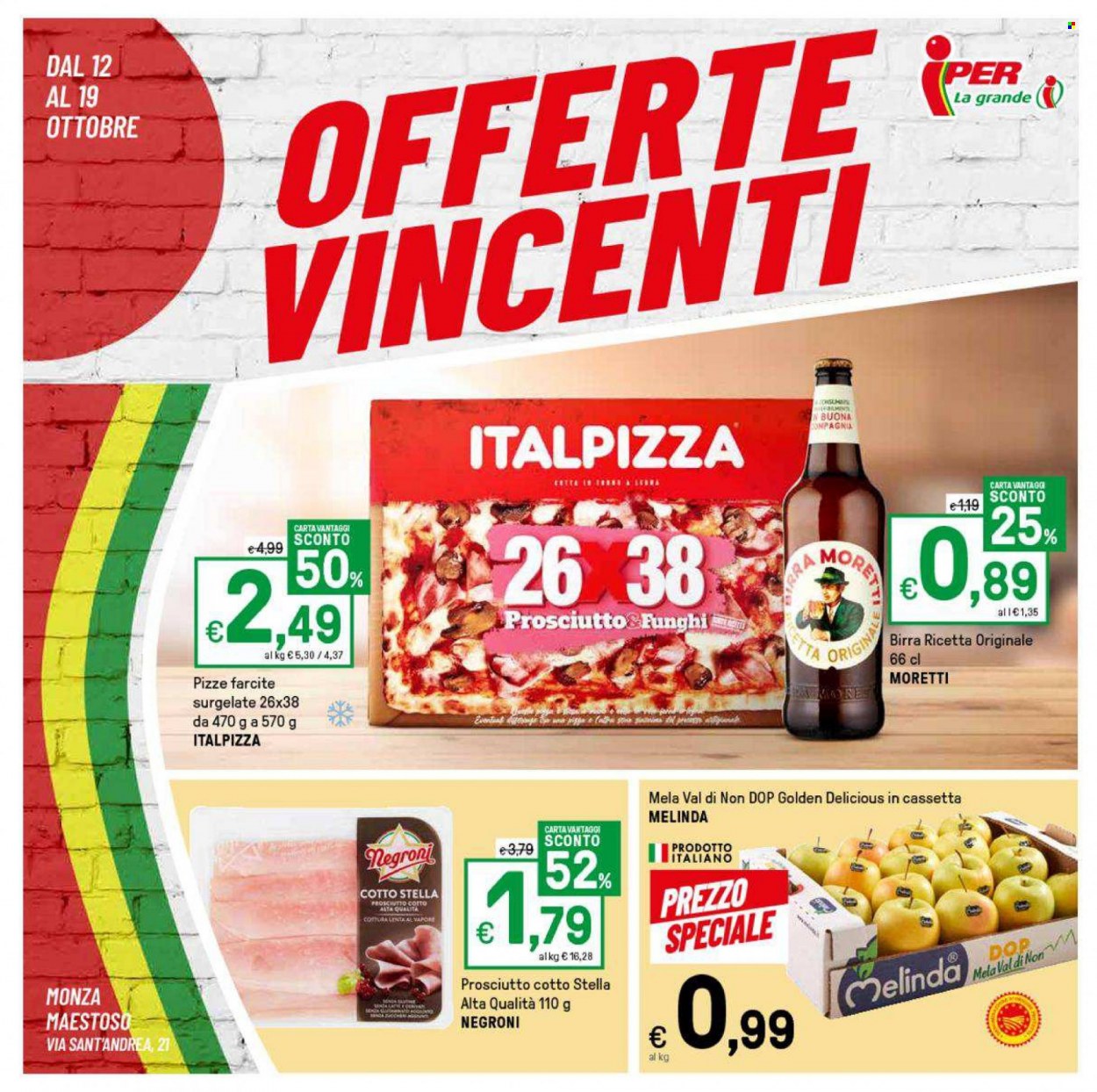 Volantino Iper, La grande i - 12/10/2023 - 19/10/2023. Pagina 1