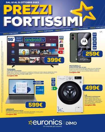 Volantino Euronics - 12/10/2023 - 31/10/2023.