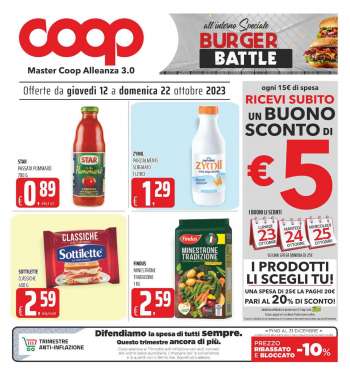 Volantino Coop - 12/10/2023 - 22/10/2023.