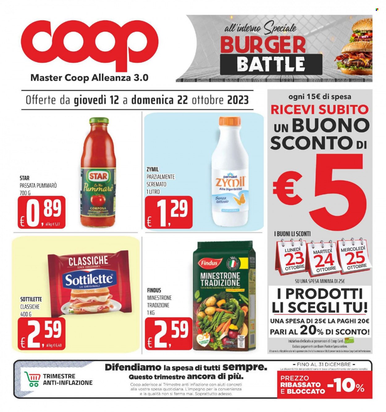 Leták Coop - 12.10.2023 - 22.10.2023. Strana 1