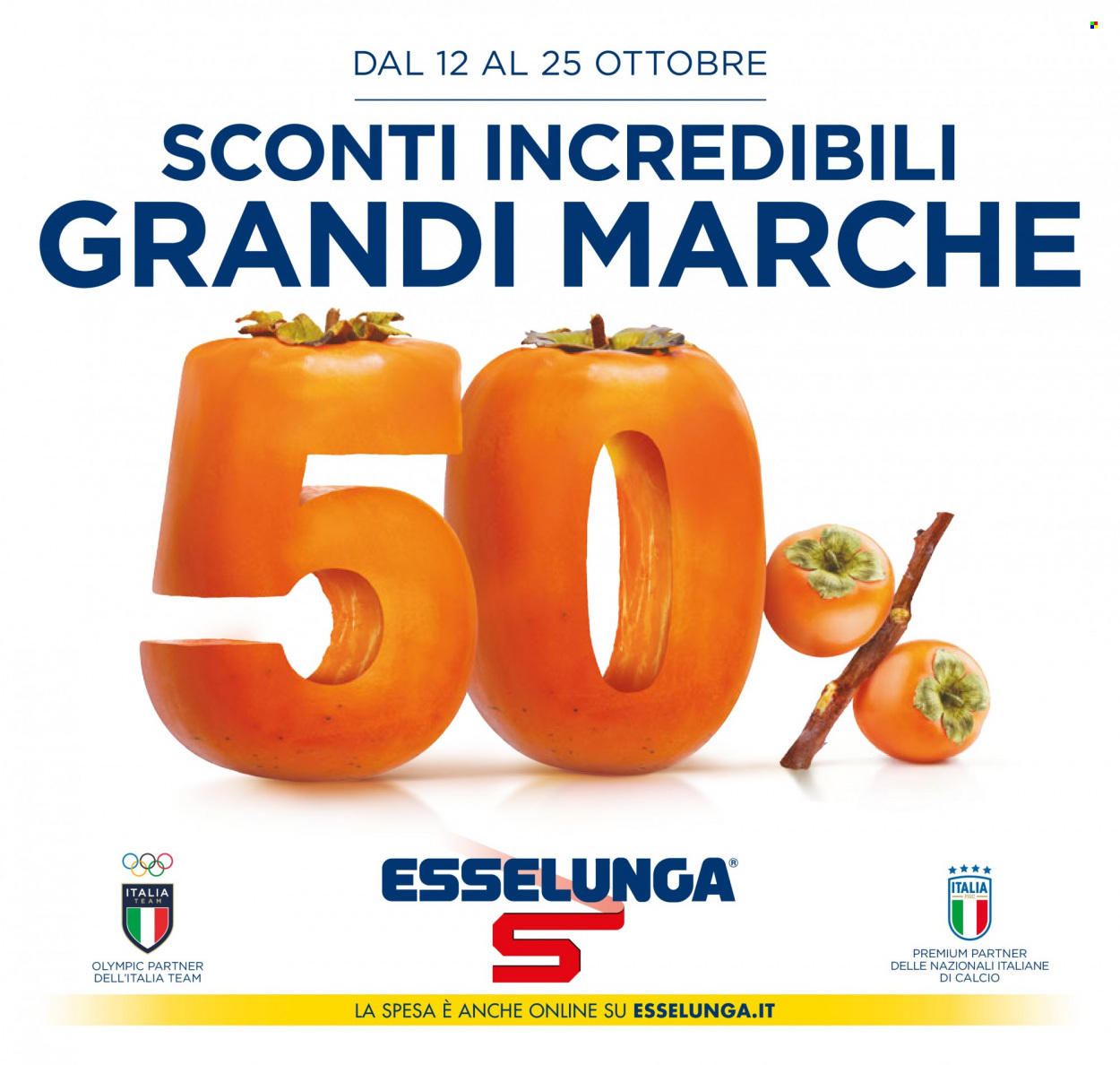 Volantino Esselunga - 12/10/2023 - 25/10/2023. Pagina 1