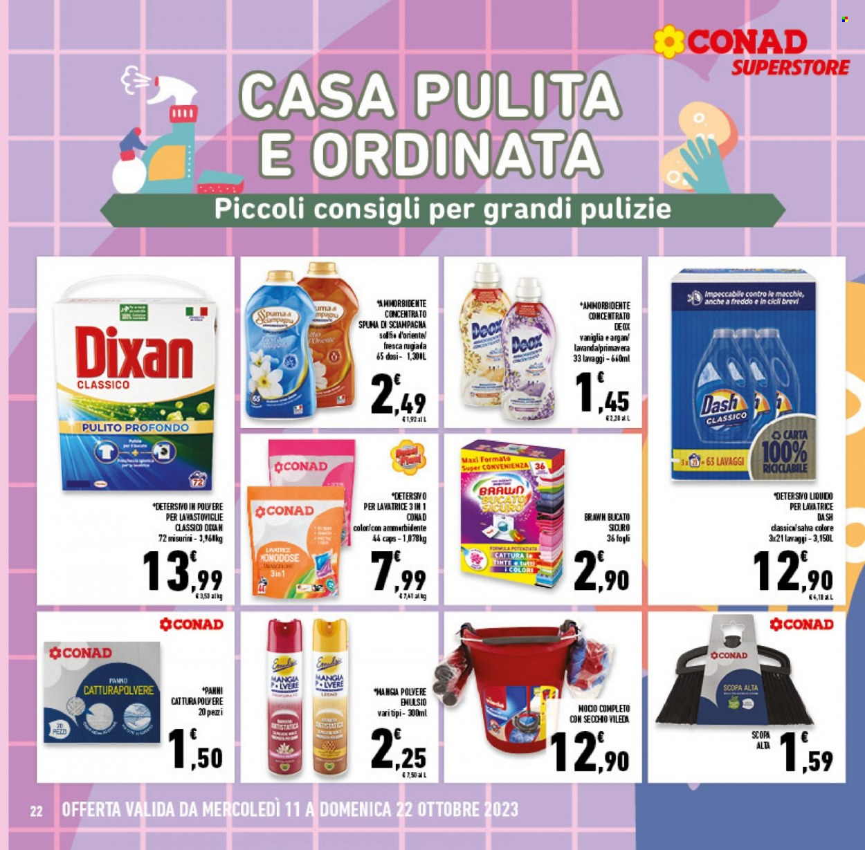 Volantino Conad Superstore - 11/10/2023 - 24/10/2023. Pagina 22