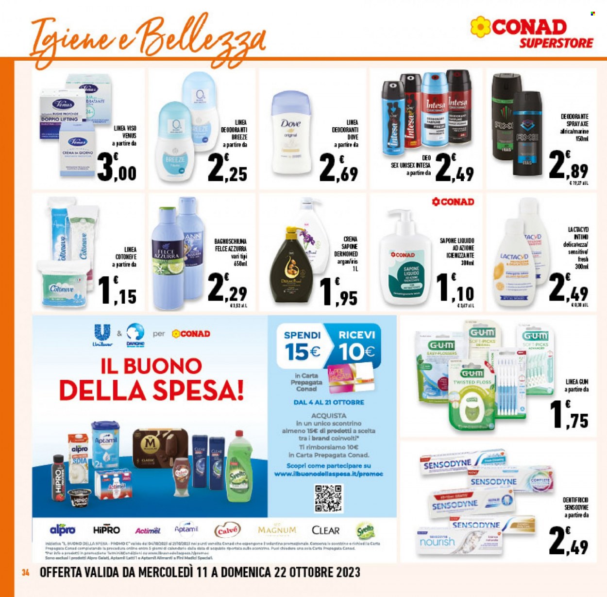 Volantino Conad Superstore - 11/10/2023 - 24/10/2023. Pagina 34