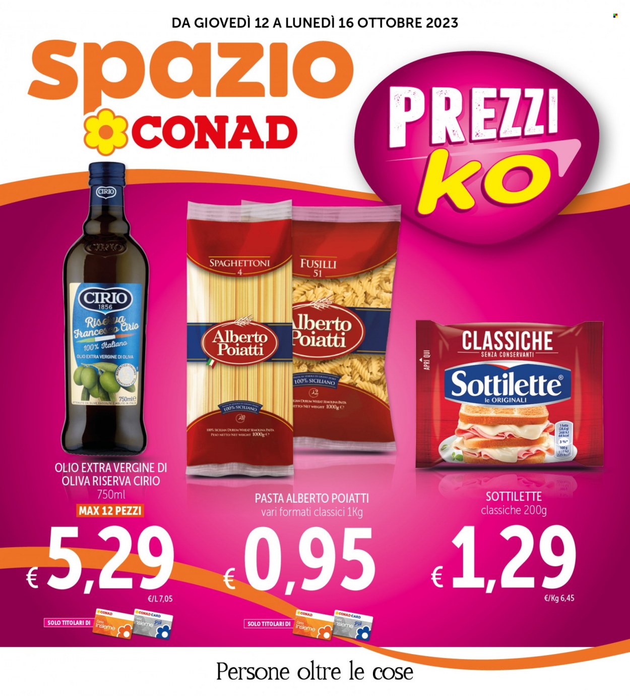 Volantino Spazio Conad - 12/10/2023 - 16/10/2023. Pagina 1