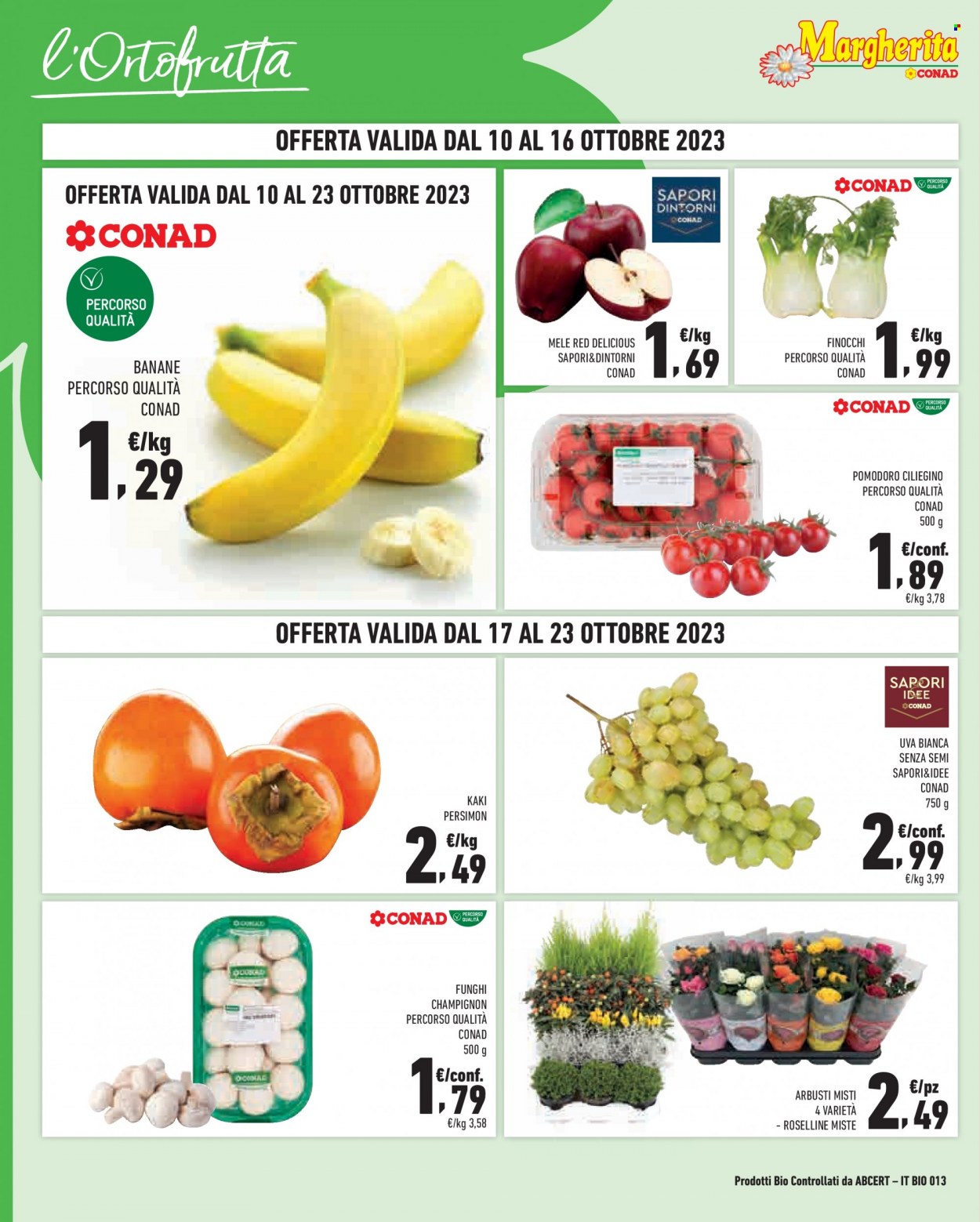 Volantino Margherita Conad - 10/10/2023 - 23/10/2023. Pagina 4