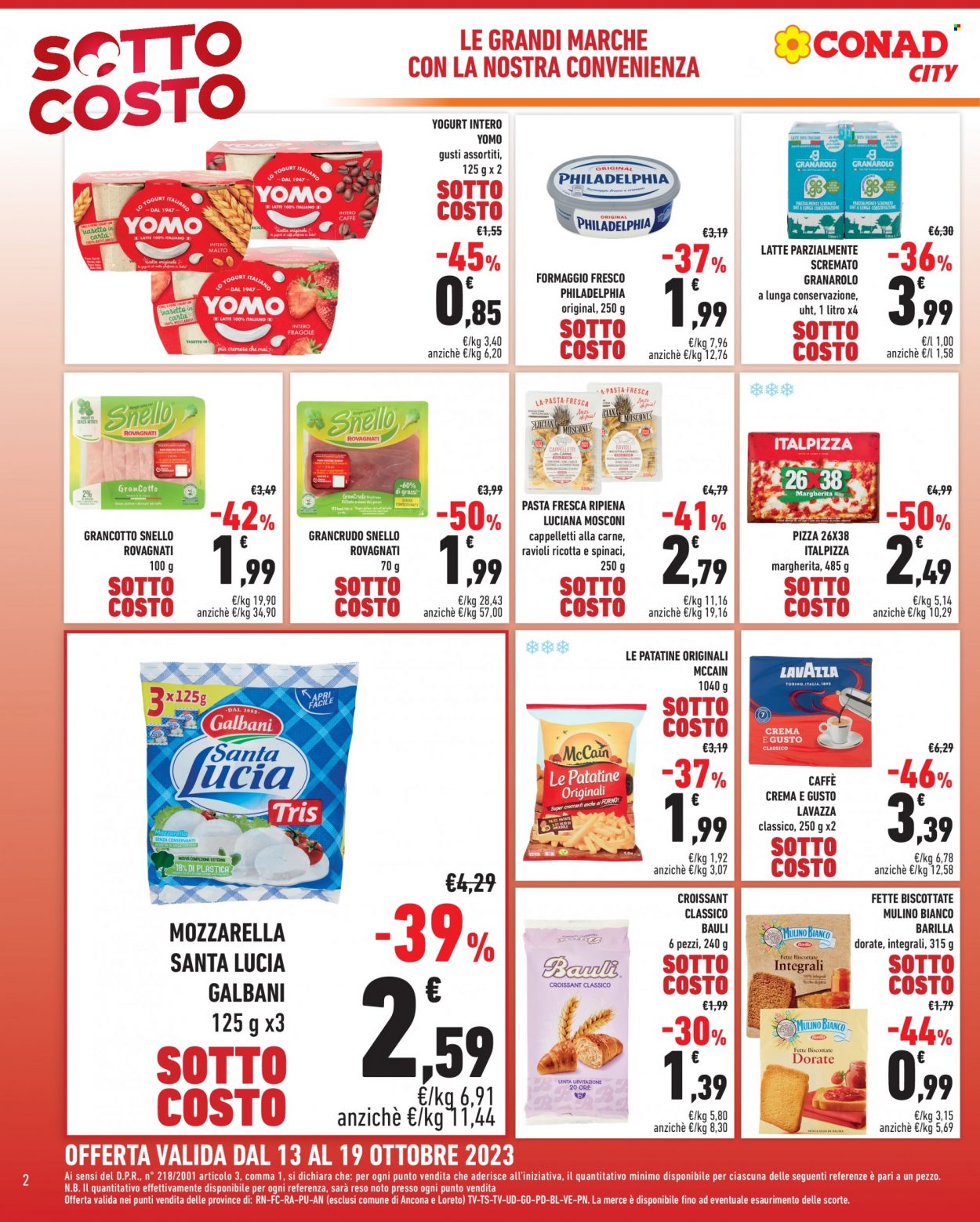 Volantino Conad City - 13/10/2023 - 19/10/2023. Pagina 2
