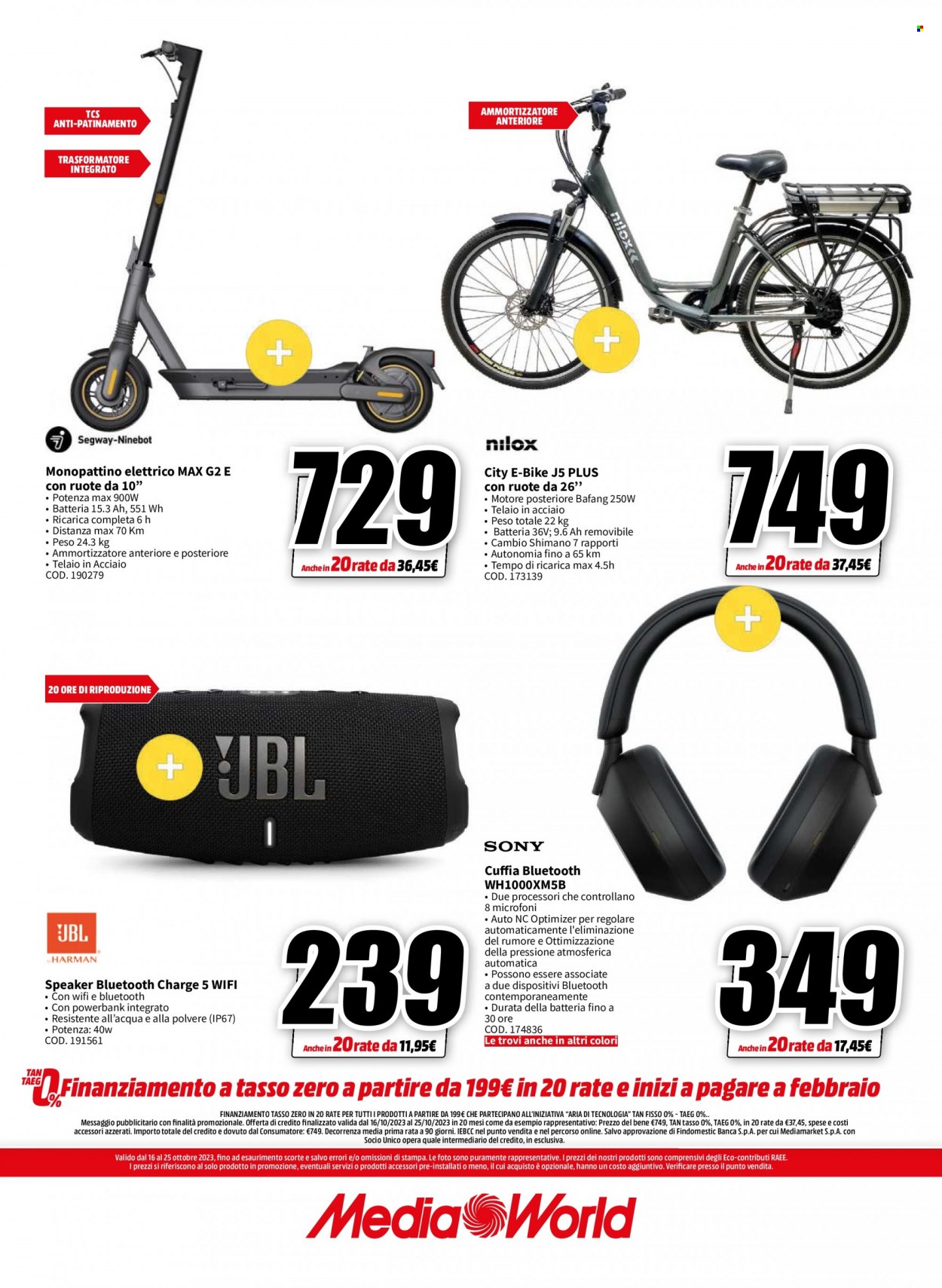 Volantino MediaWorld - 16/10/2023 - 25/10/2023. Pagina 8