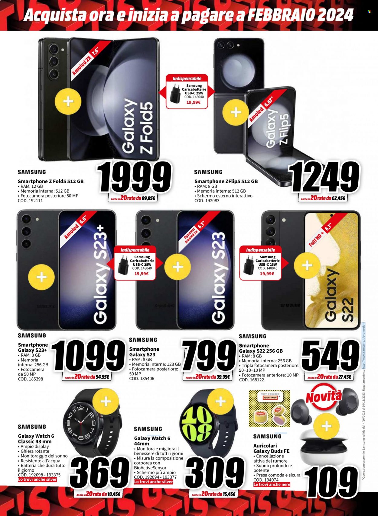 Volantino MediaWorld - 16/10/2023 - 25/10/2023. Pagina 2