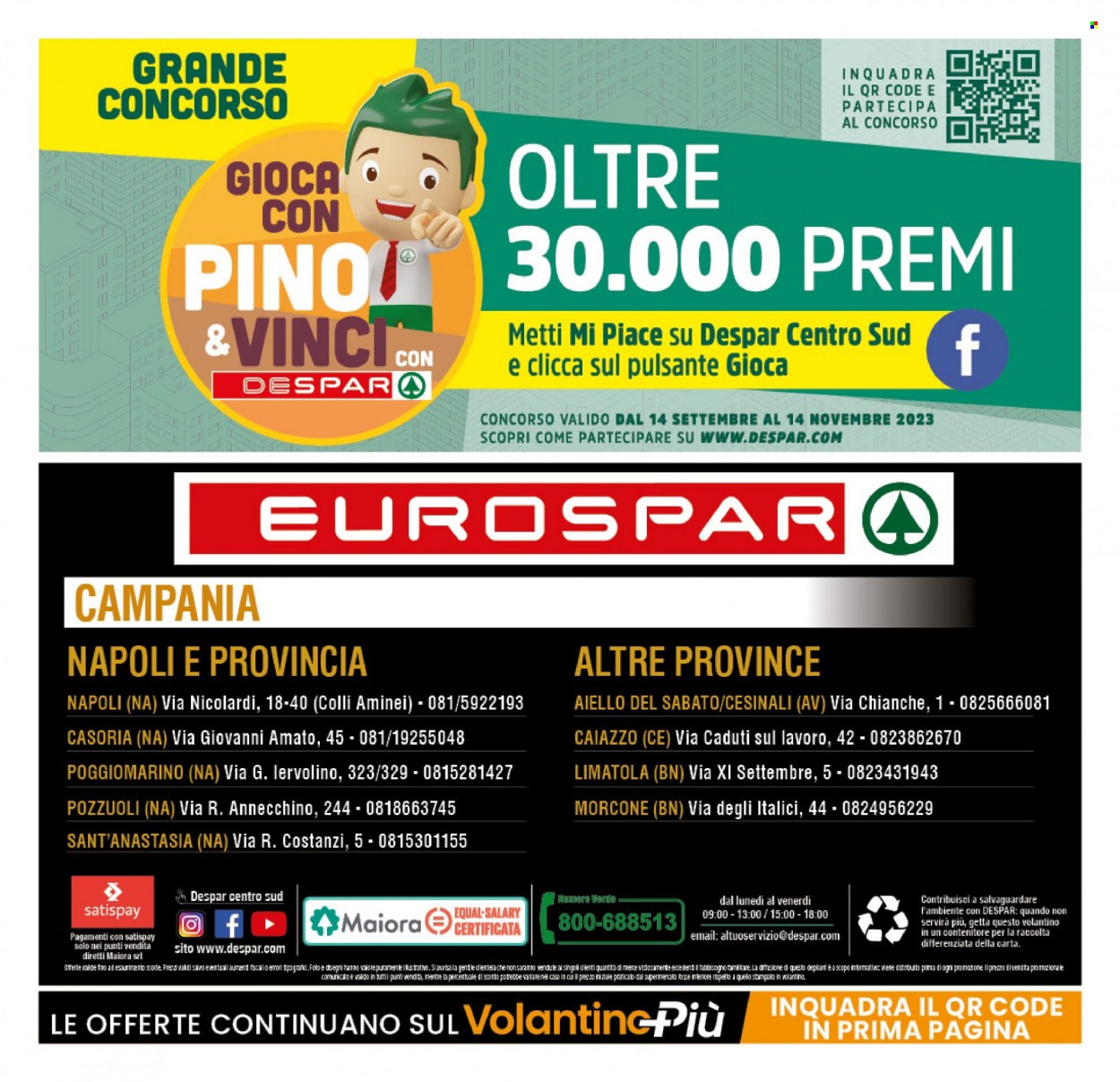 Volantino Eurospar - 16/10/2023 - 25/10/2023. Pagina 12