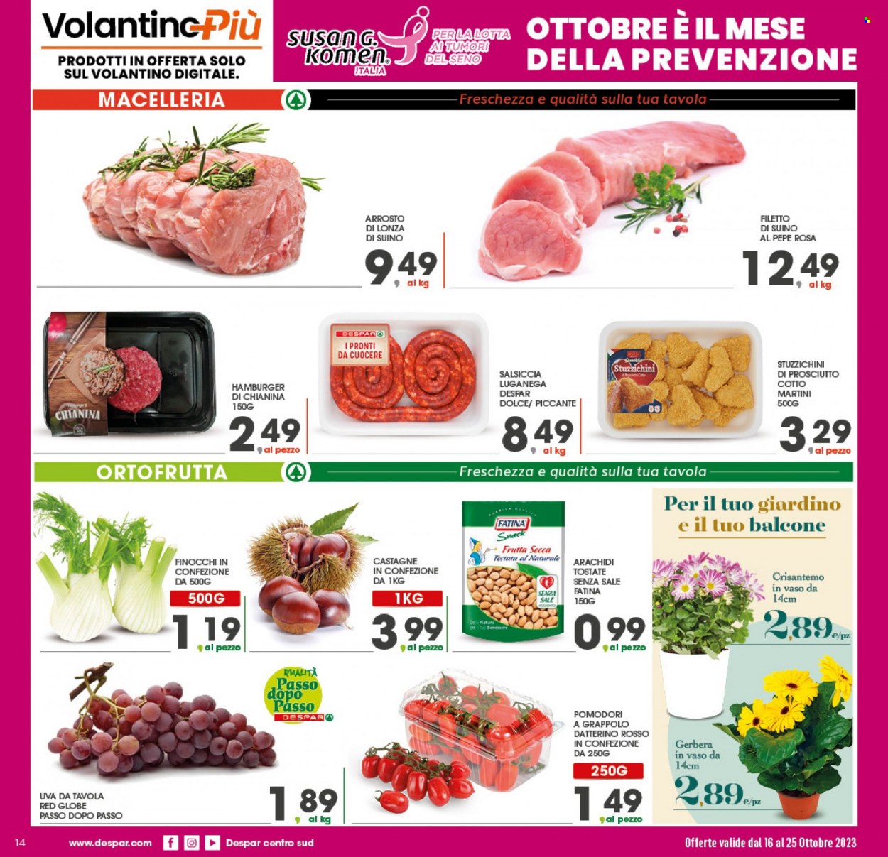 Volantino Eurospar - 16/10/2023 - 25/10/2023. Pagina 14