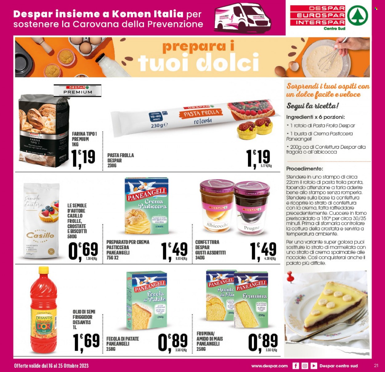 Volantino Eurospar - 16/10/2023 - 25/10/2023. Pagina 21