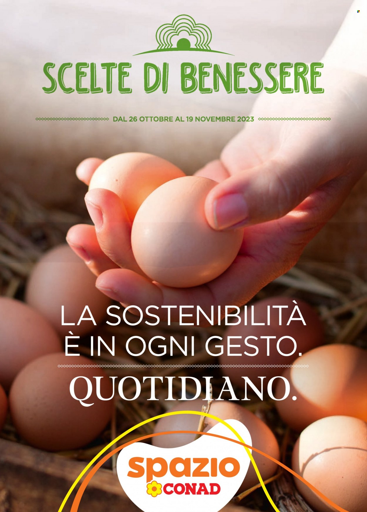 Volantino Spazio Conad - 26/10/2023 - 19/11/2023. Pagina 1