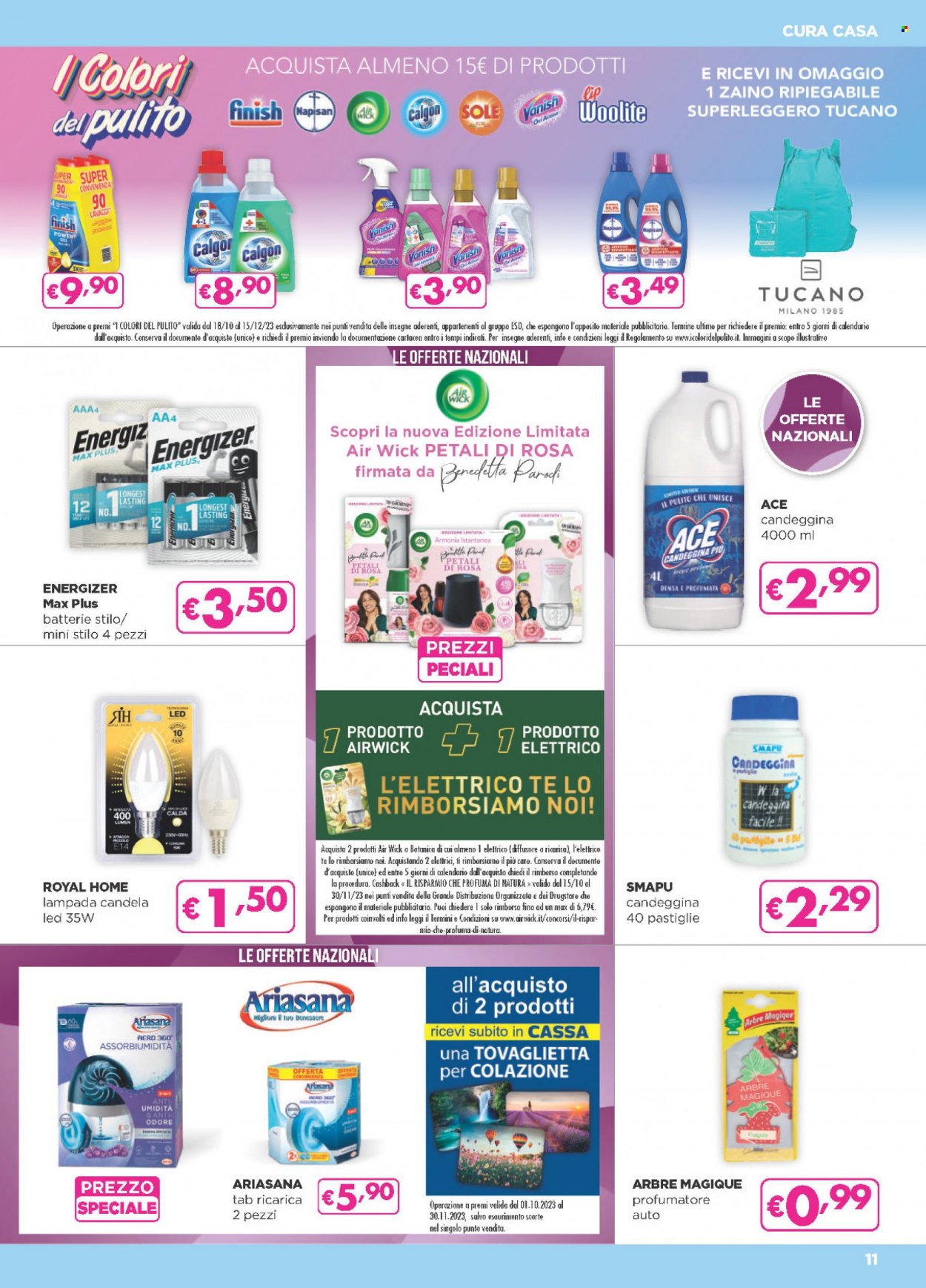 Volantino Acqua & Sapone - 19/10/2023 - 7/11/2023. Pagina 11