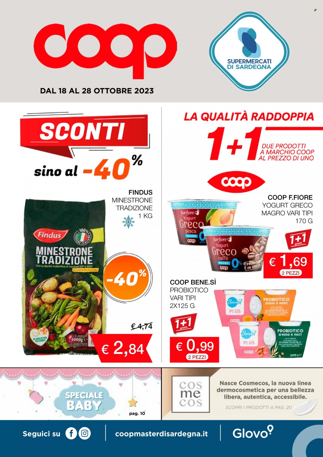 Volantino Coop - 18/10/2023 - 28/10/2023. Pagina 1