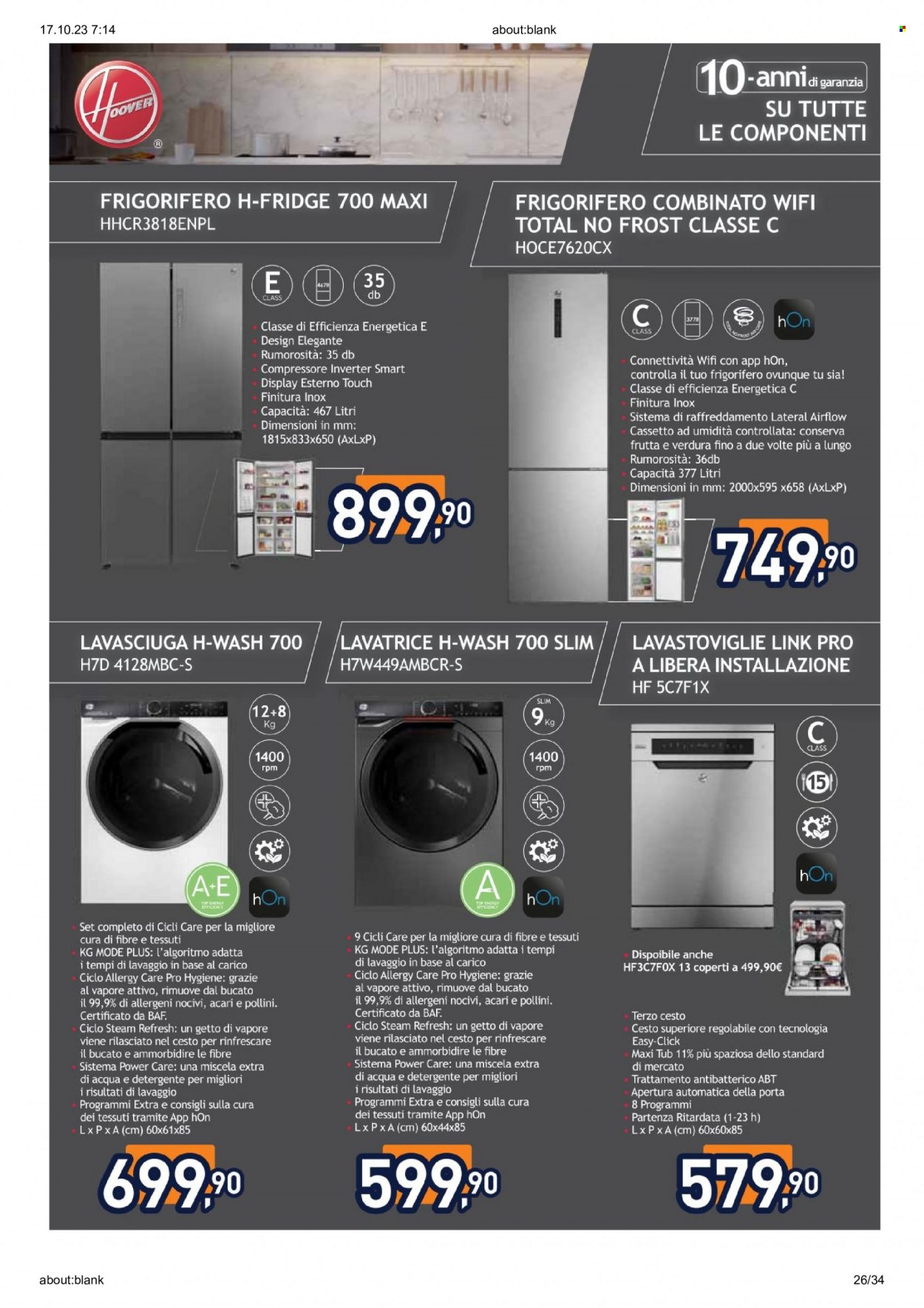 Volantino Unieuro - 16/10/2023 - 22/10/2023. Pagina 26