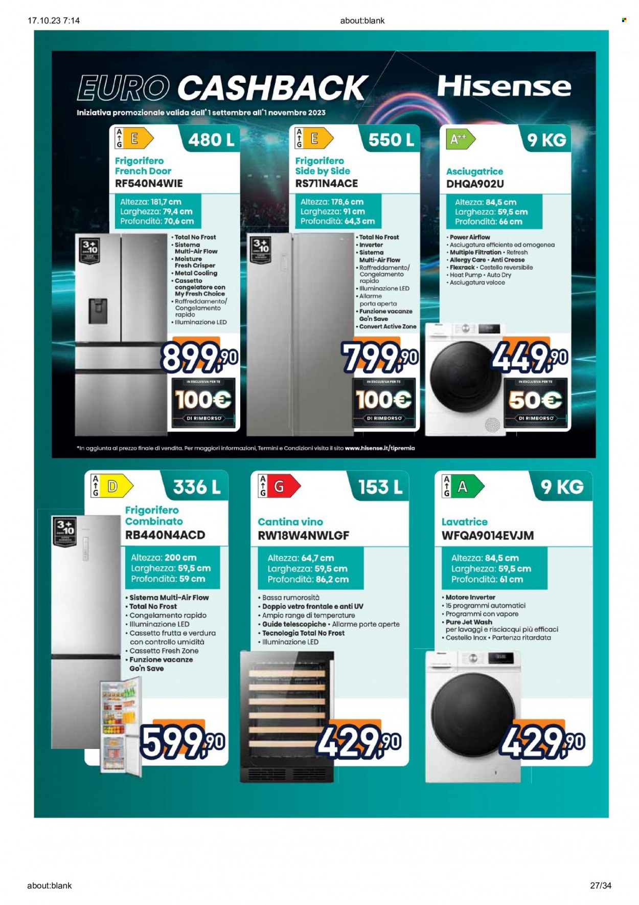 Volantino Unieuro - 16/10/2023 - 22/10/2023. Pagina 27
