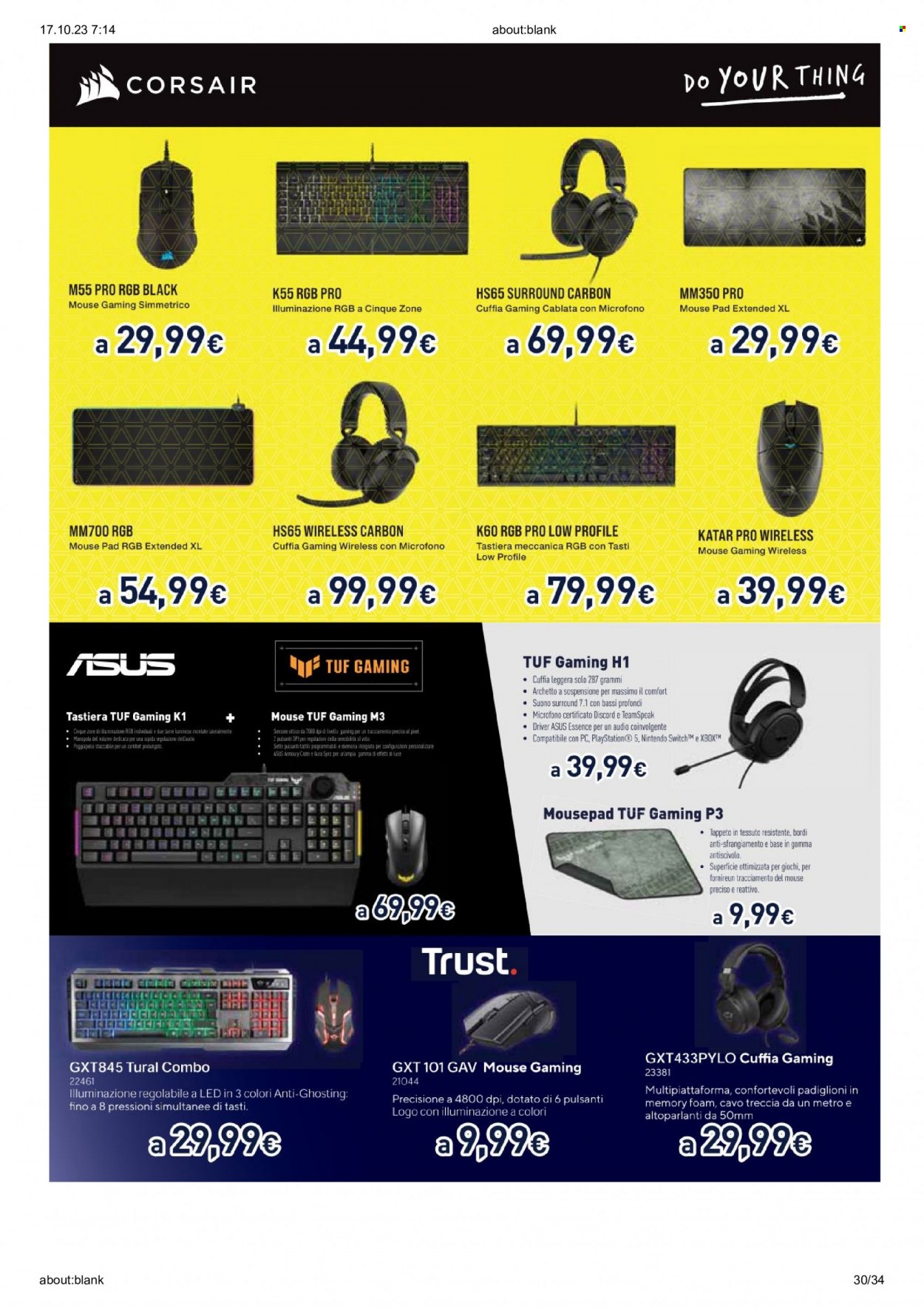 Volantino Unieuro - 16/10/2023 - 22/10/2023. Pagina 30