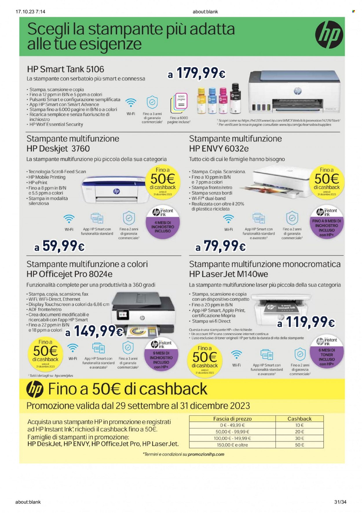 Volantino Unieuro - 16/10/2023 - 22/10/2023. Pagina 31