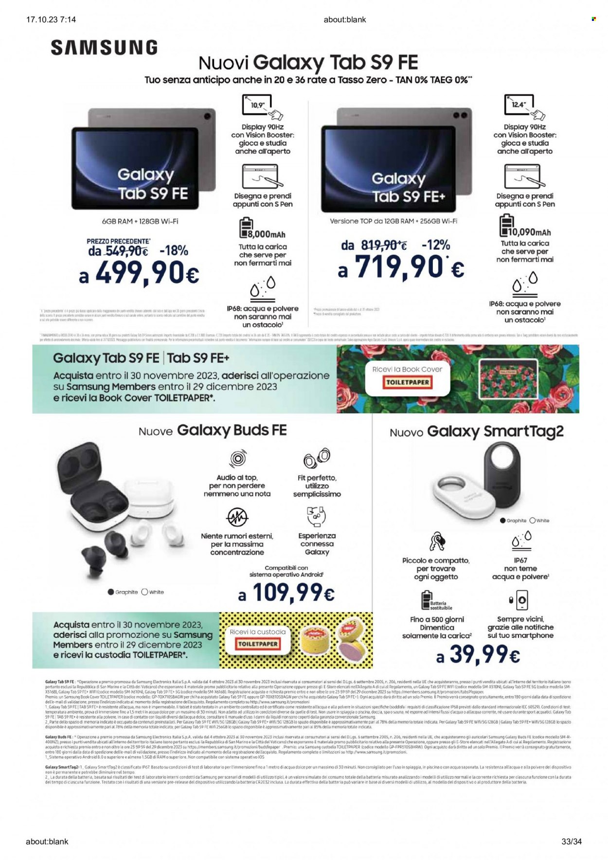 Volantino Unieuro - 16/10/2023 - 22/10/2023. Pagina 33