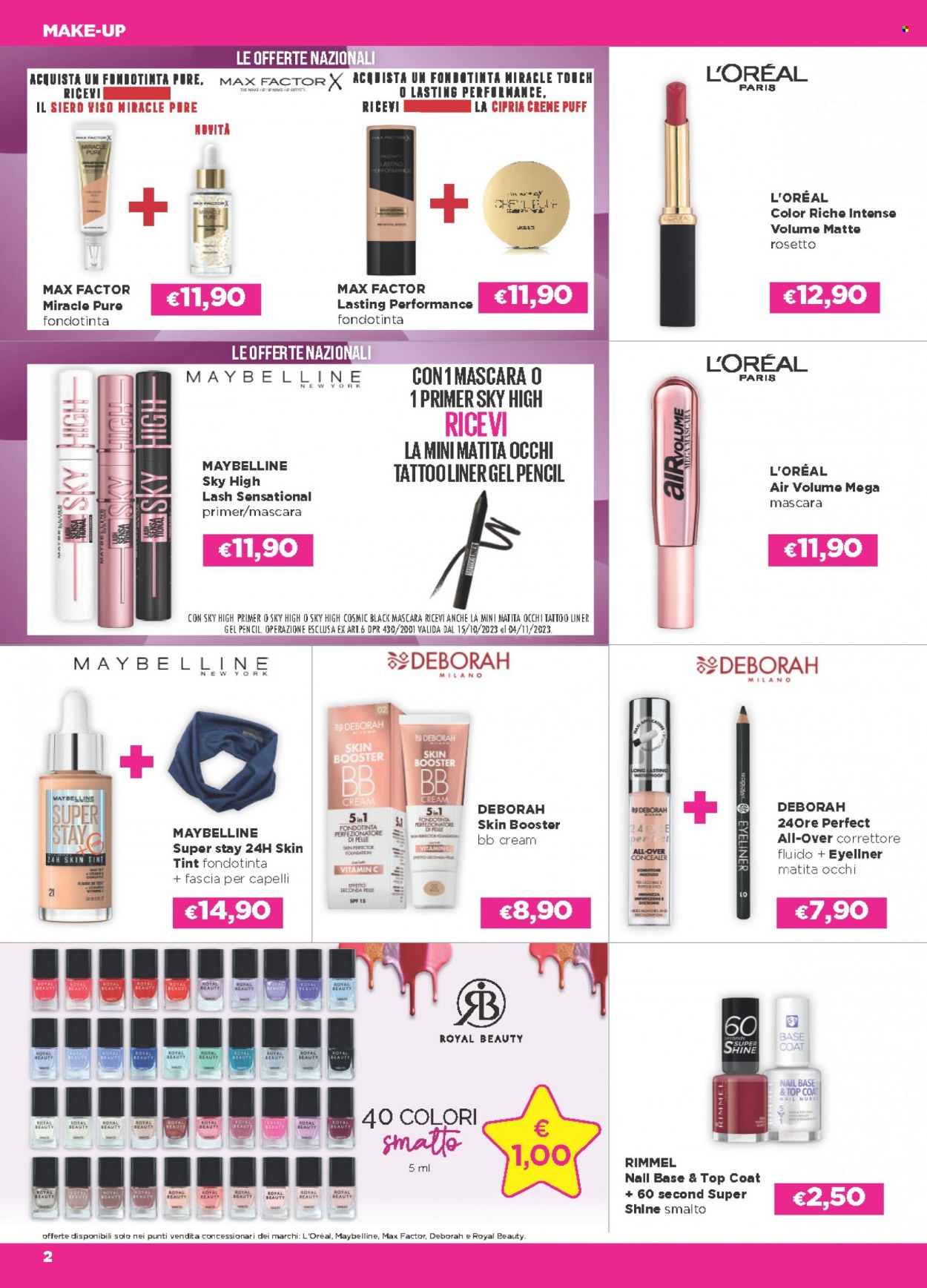 Volantino Acqua & Sapone - 19/10/2023 - 7/11/2023. Pagina 2