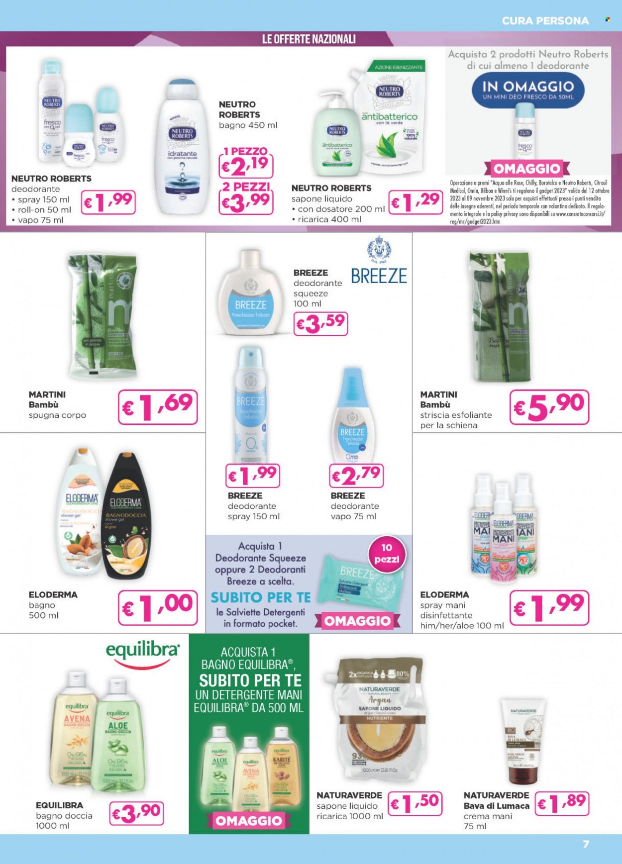 Volantino Acqua & Sapone - 19/10/2023 - 7/11/2023. Pagina 7