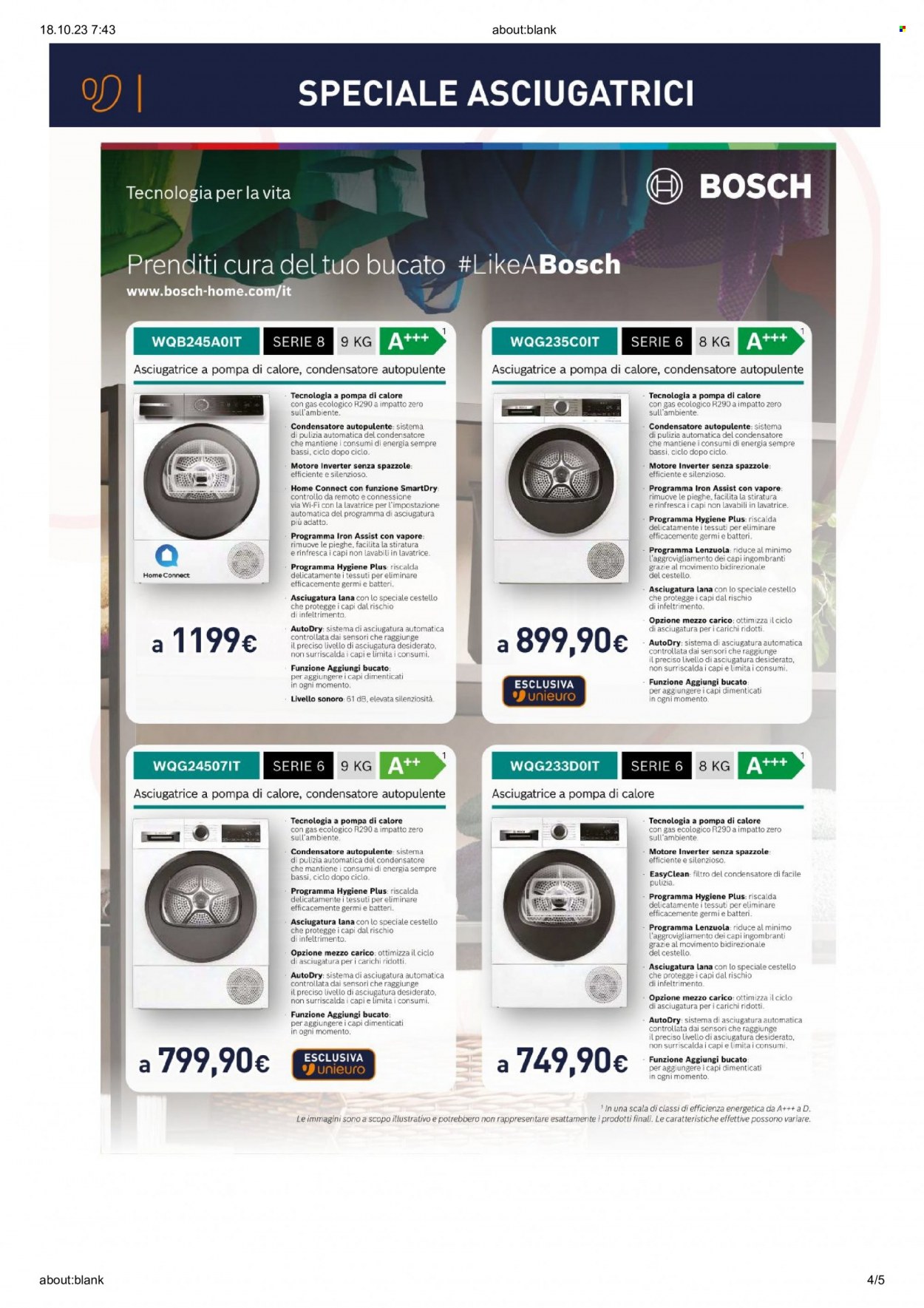 Volantino Unieuro - 16/10/2023 - 15/11/2023. Pagina 4