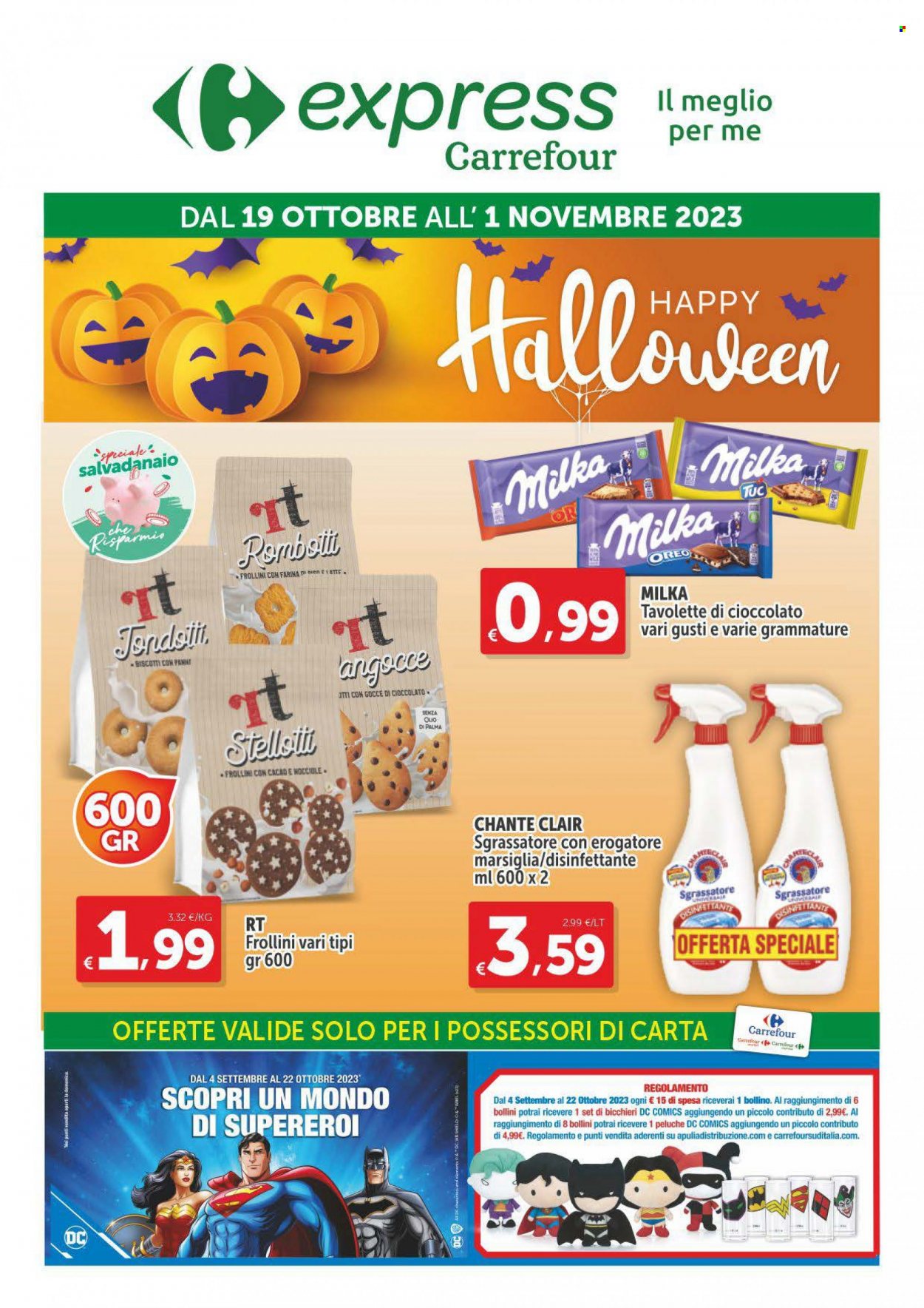 Volantino Carrefour - 19/10/2023 - 1/11/2023. Pagina 1