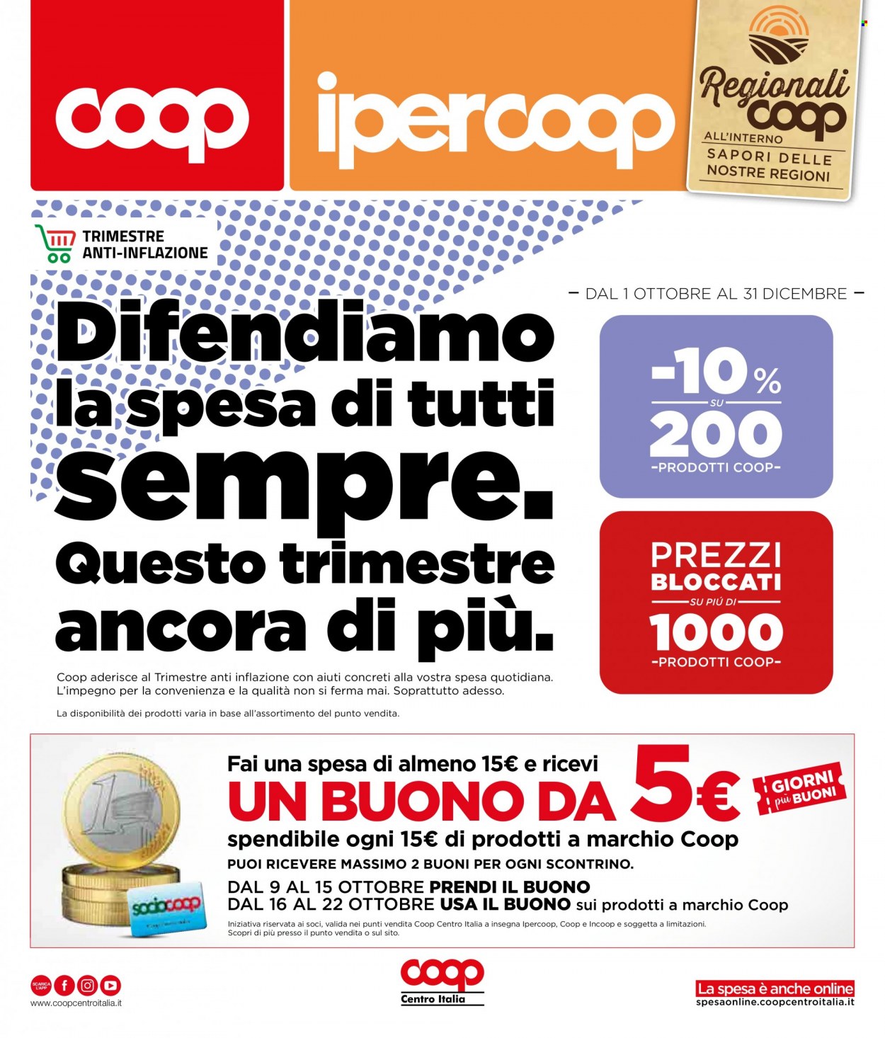 Leták Coop - 12.10.2023 - 25.10.2023. Strana 1