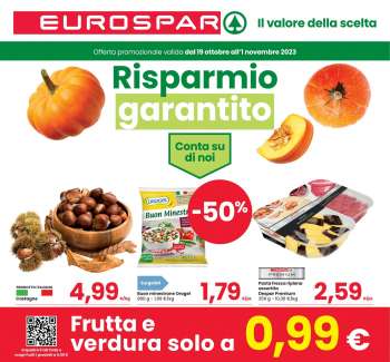 Volantino Eurospar - 19/10/2023 - 1/11/2023.