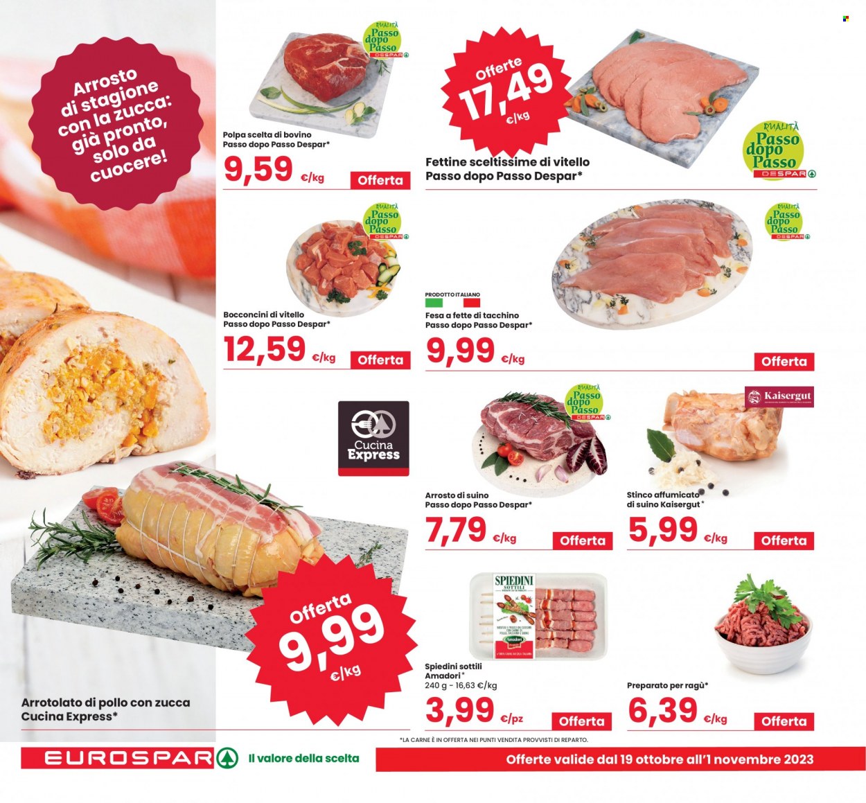 Volantino Eurospar - 19/10/2023 - 1/11/2023. Pagina 6
