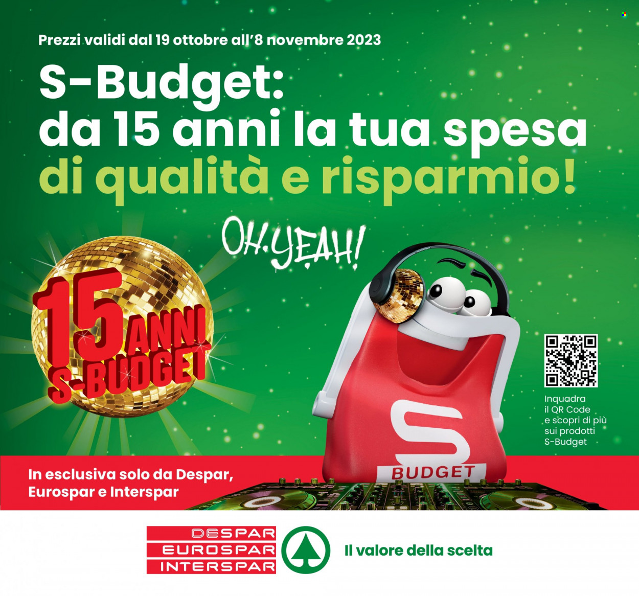 Volantino Eurospar - 19/10/2023 - 8/11/2023. Pagina 1