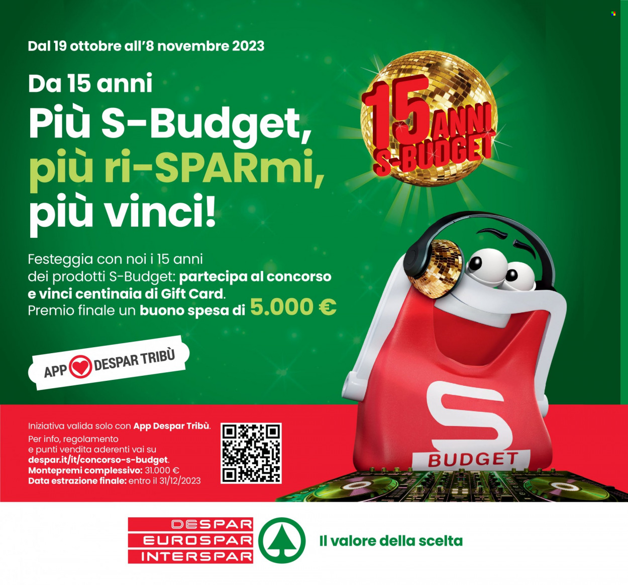 Volantino Eurospar - 19/10/2023 - 8/11/2023. Pagina 8