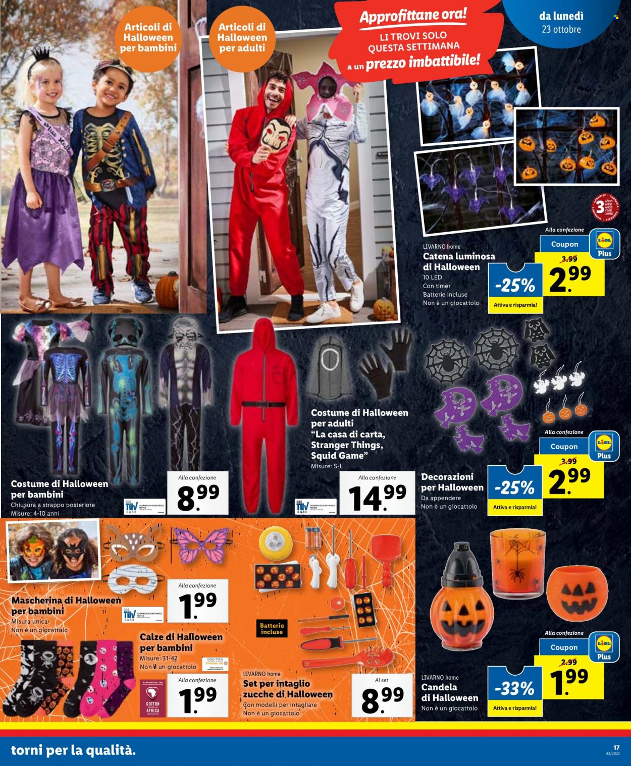 Volantino Lidl - 23/10/2023 - 29/10/2023. Pagina 17