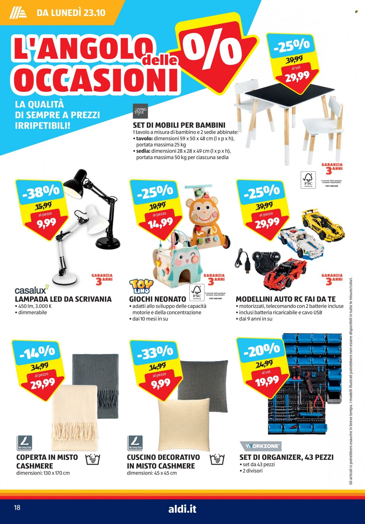 Volantino Aldi - 23/10/2023 - 29/10/2023. Pagina 18