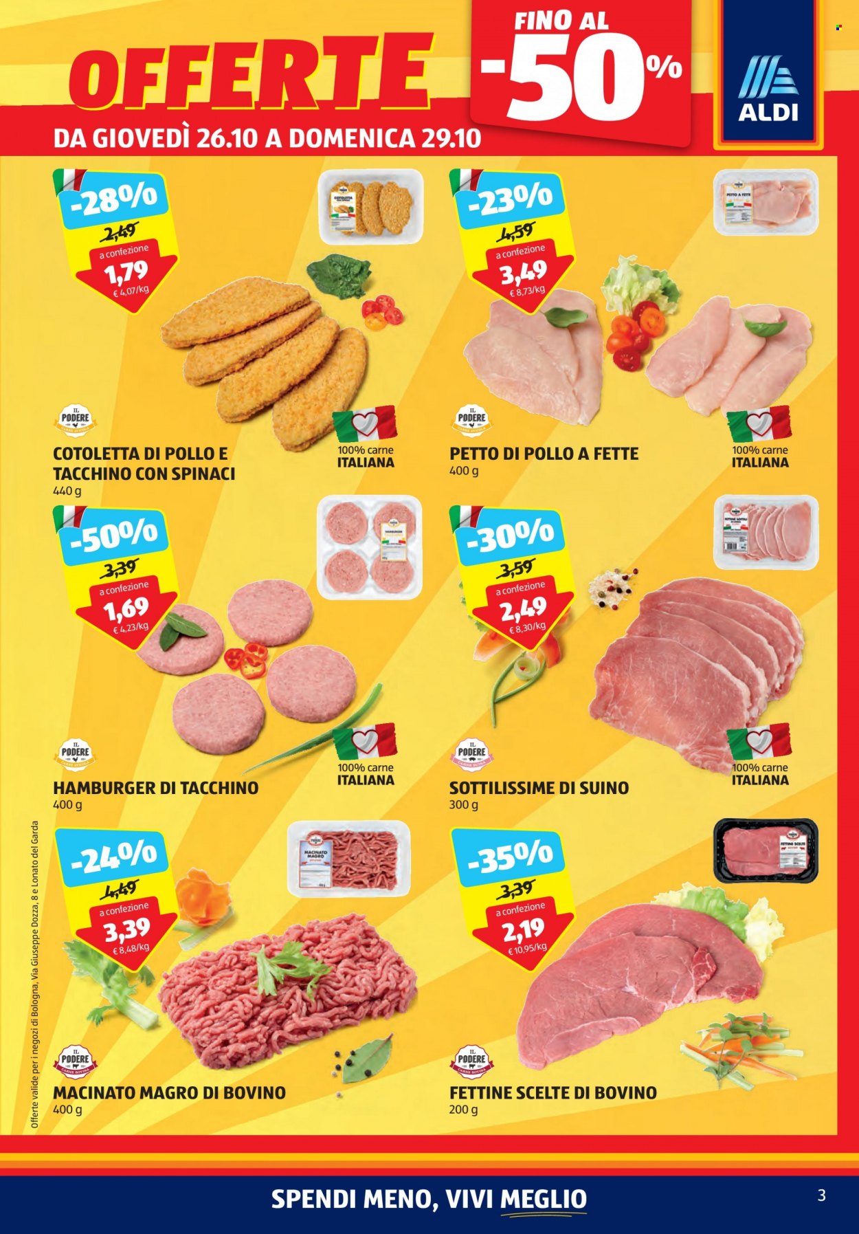 Volantino Aldi - 26/10/2023 - 4/11/2023. Pagina 3