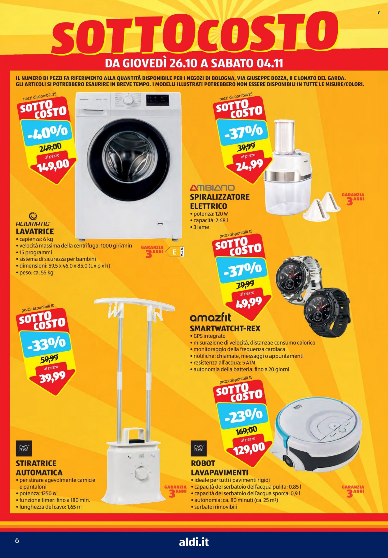 Volantino Aldi - 26/10/2023 - 4/11/2023. Pagina 6