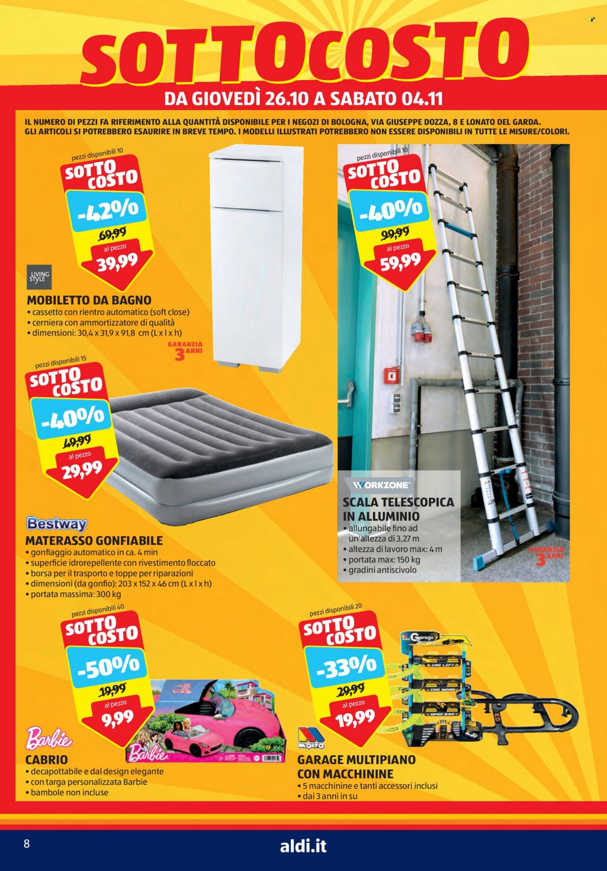 Volantino Aldi - 26/10/2023 - 4/11/2023. Pagina 8