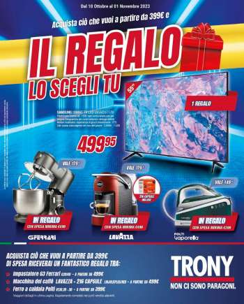 Volantino Trony - 10/10/2023 - 1/11/2023.