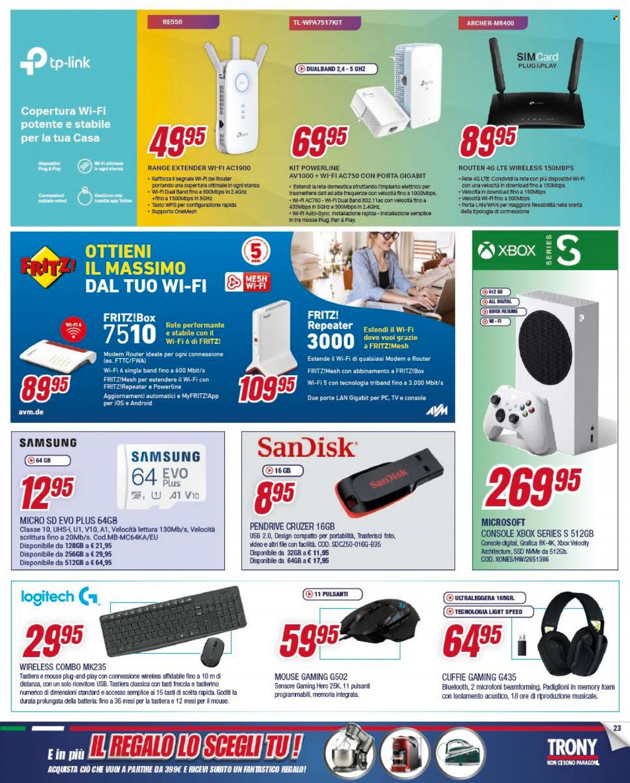 Volantino Trony - 10/10/2023 - 1/11/2023. Pagina 23