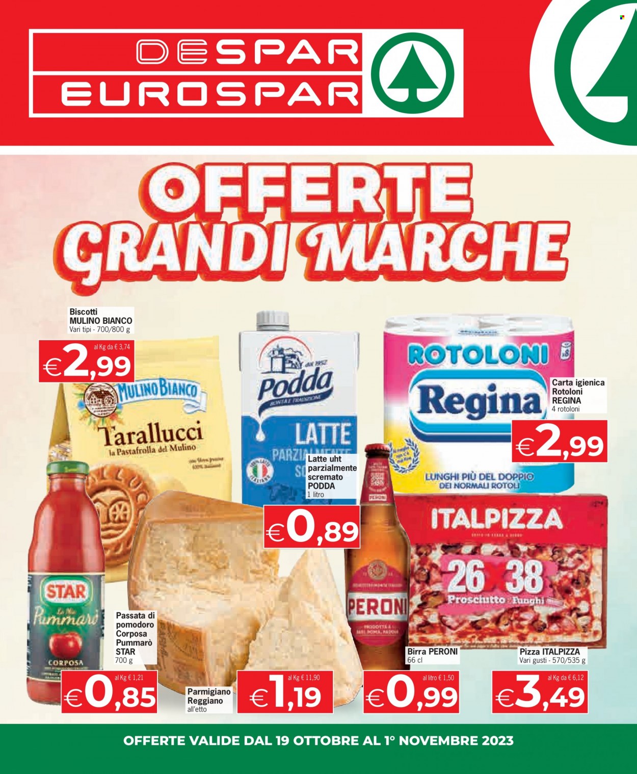 Volantino Eurospar - 19/10/2023 - 1/11/2023. Pagina 1