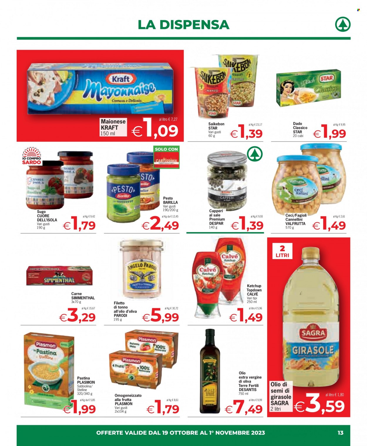 Volantino Eurospar - 19/10/2023 - 1/11/2023. Pagina 13