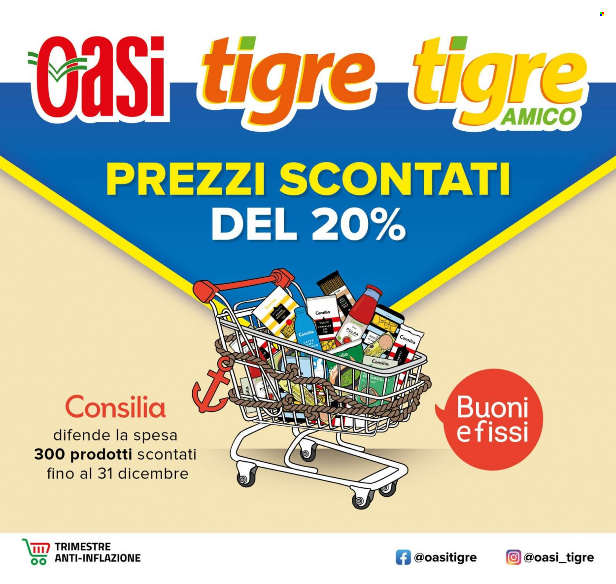 Volantino Oasi - 20/10/2023 - 31/12/2023. Pagina 1