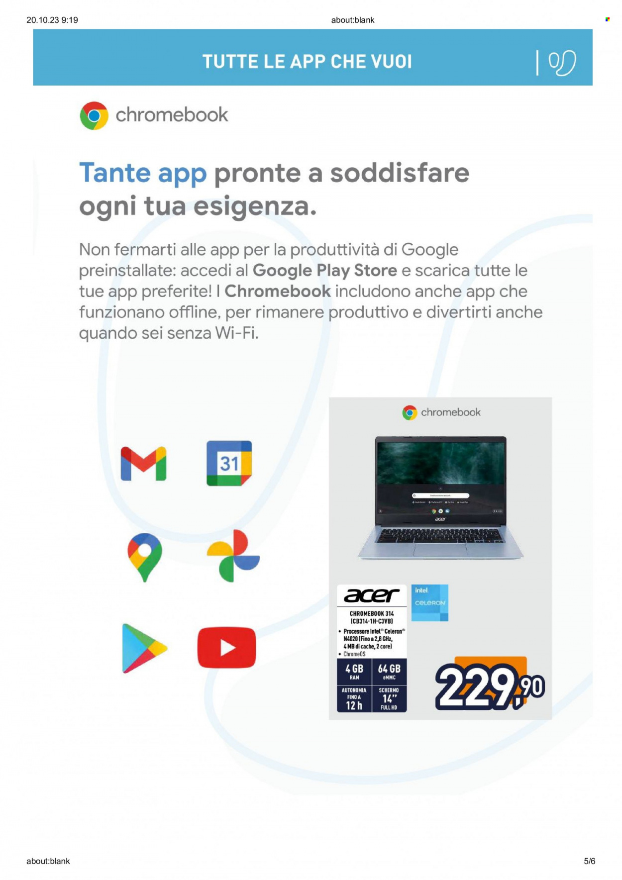 Volantino Unieuro - 20/10/2023 - 29/10/2023. Pagina 5