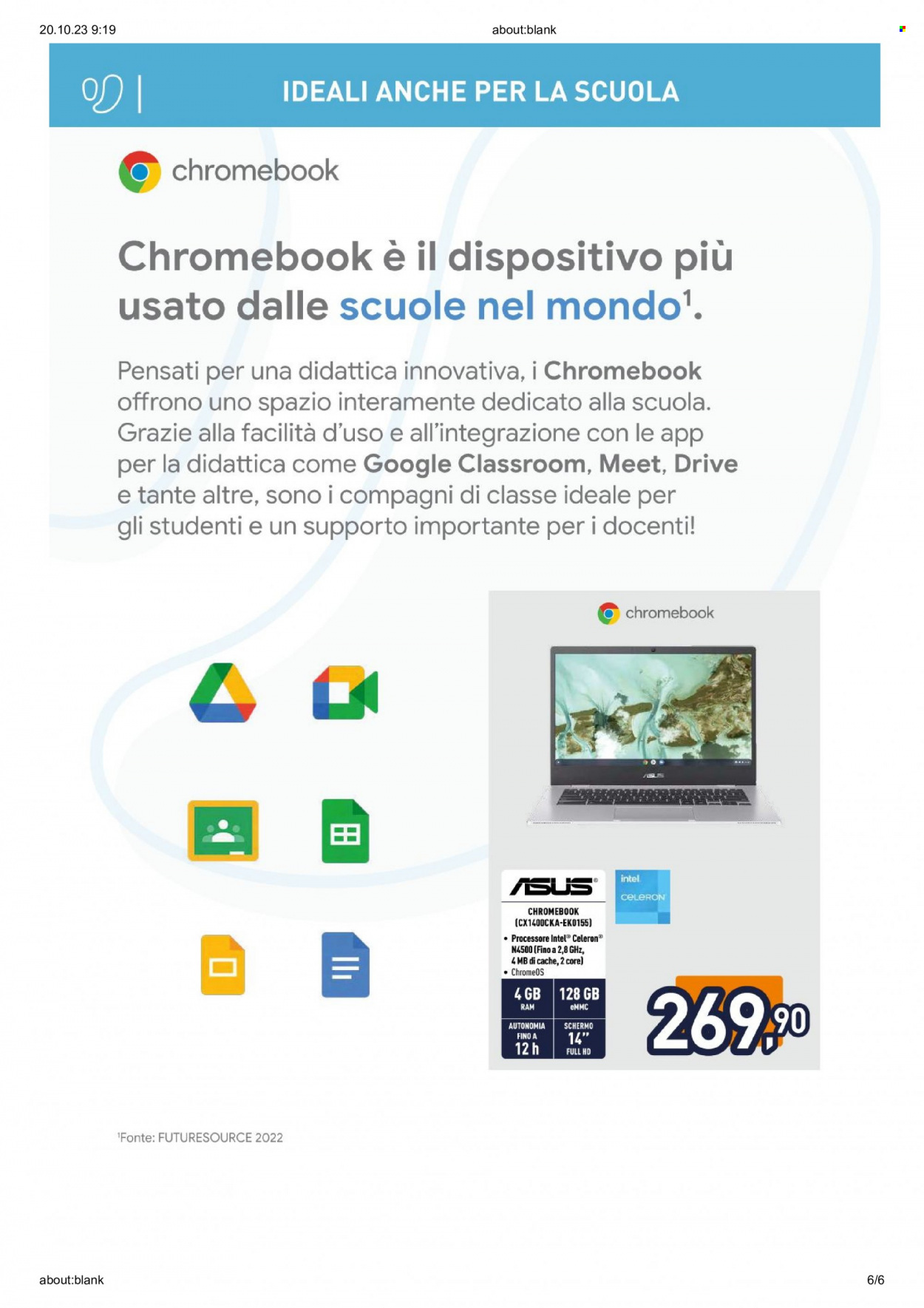 Volantino Unieuro - 20/10/2023 - 29/10/2023. Pagina 6