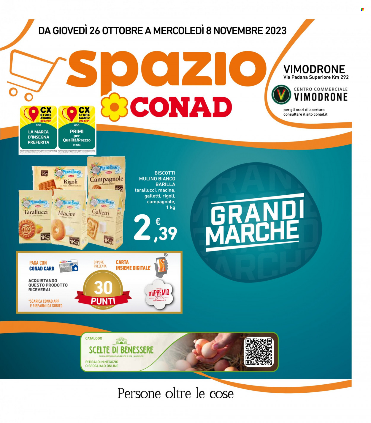 Volantino Spazio Conad - 26/10/2023 - 8/11/2023. Pagina 1