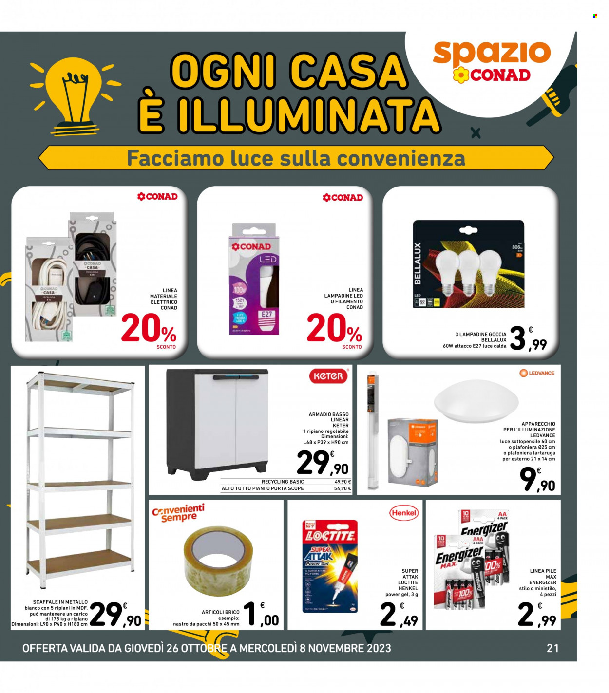 Volantino Spazio Conad - 26/10/2023 - 8/11/2023. Pagina 21