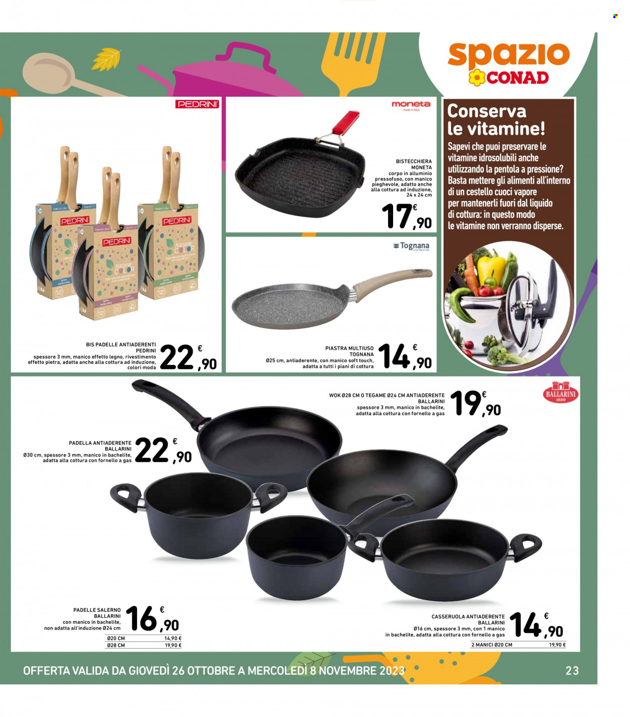 Volantino Spazio Conad - 26/10/2023 - 8/11/2023. Pagina 23