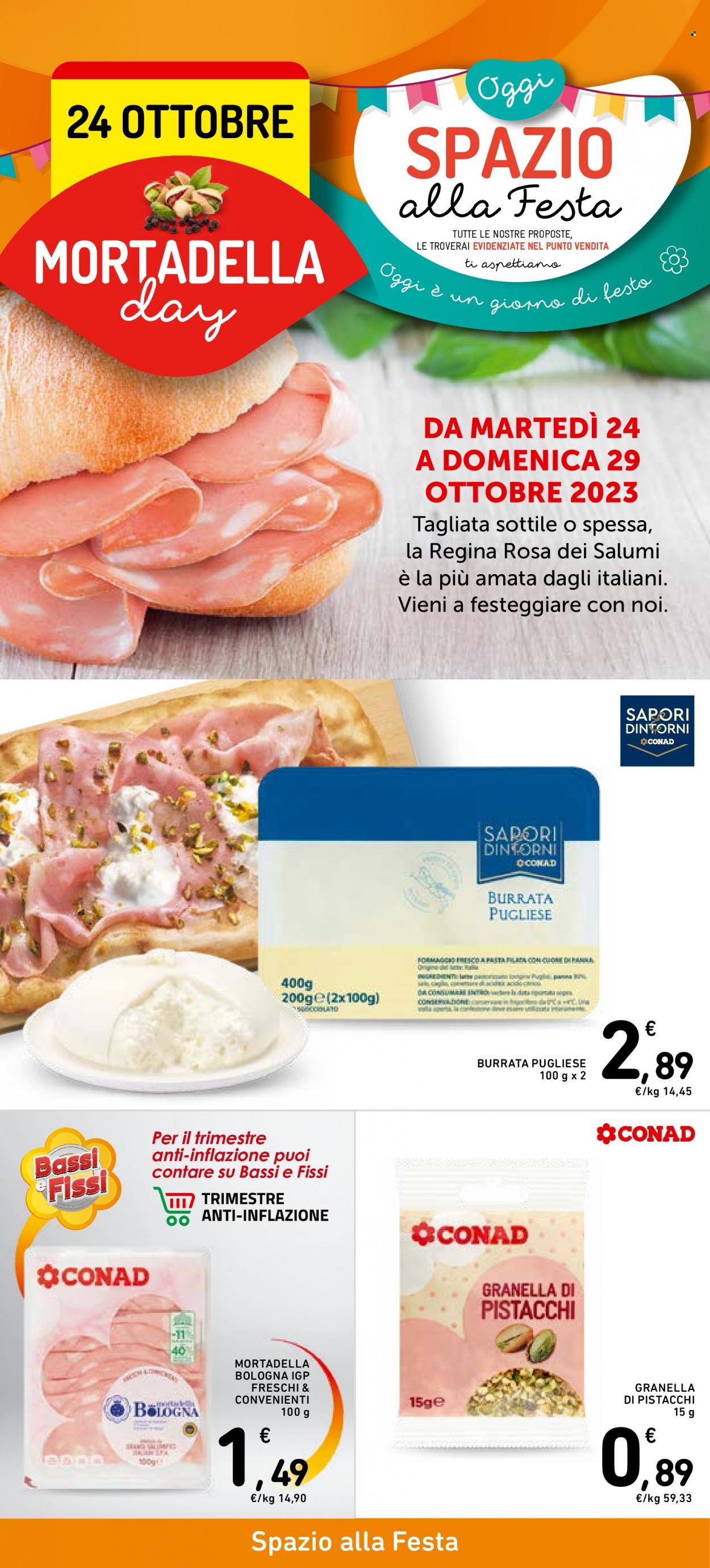 Volantino Spazio Conad - 24/10/2023 - 29/10/2023. Pagina 1