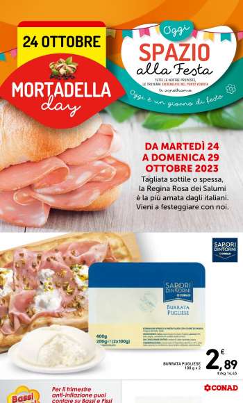 Volantino Spazio Conad - 24/10/2023 - 29/10/2023.